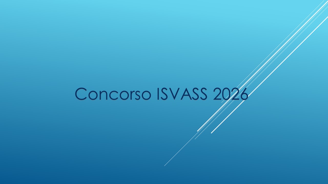 CONCORSO ISVASS 2026